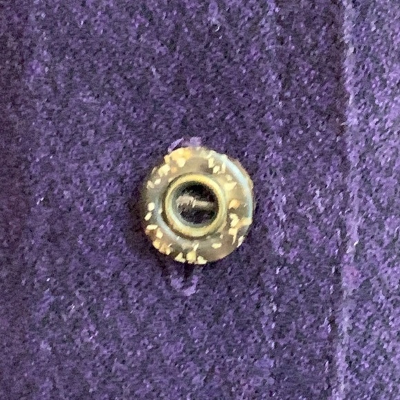 St. John's Bay | Vintage 90's Deep Purple Ultra Suede Button Down Shirt XL Tall - Picture 8 of 17